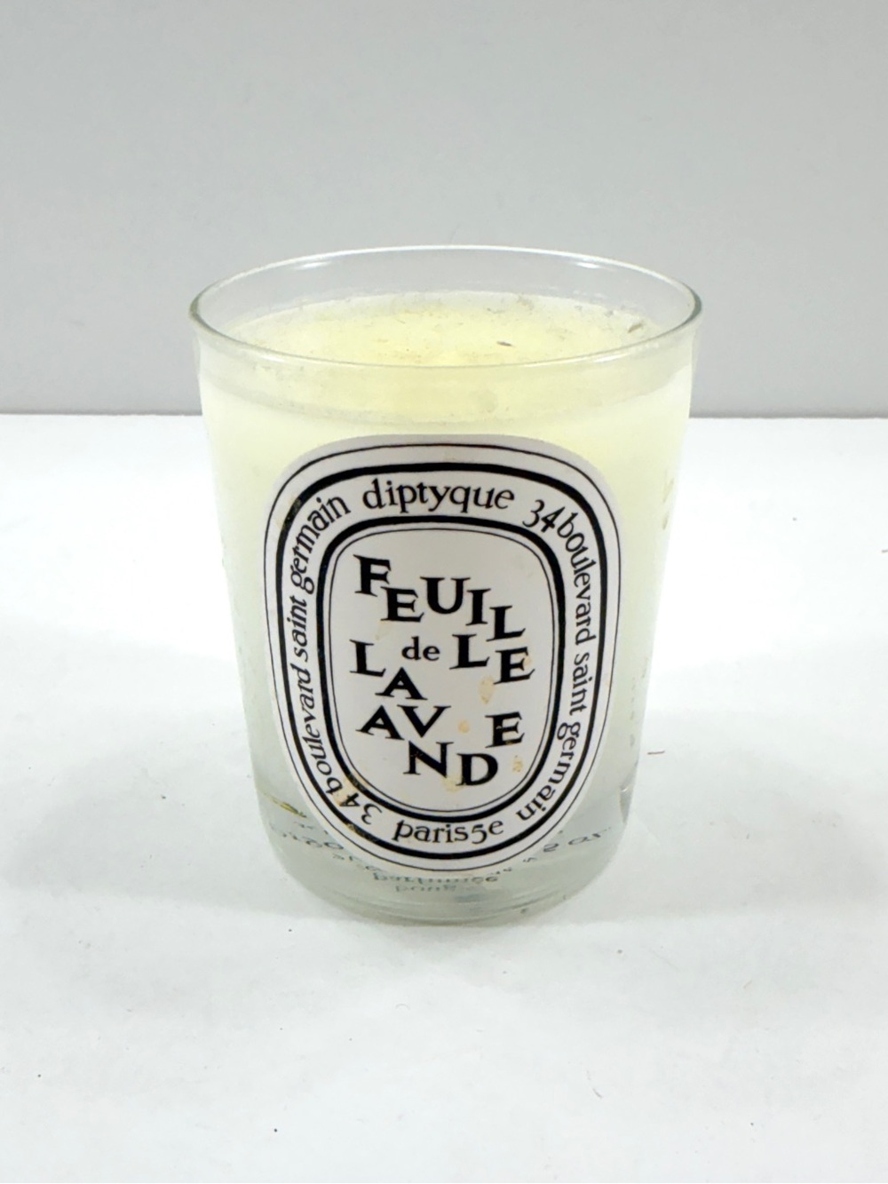 Diptyque Feuille de Lavande Scented Candle 6.5oz 190g NEW No Box, Lavender Leaf
